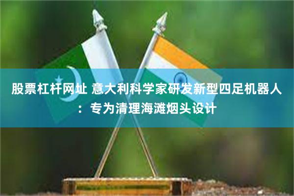 股票杠杆网址 意大利科学家研发新型四足机器人：专为清理海滩烟头设计