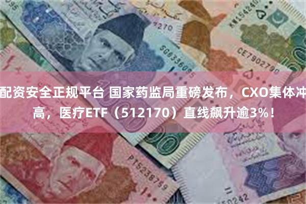 配资安全正规平台 国家药监局重磅发布，CXO集体冲高，医疗ETF（512170）直线飙升逾3%！