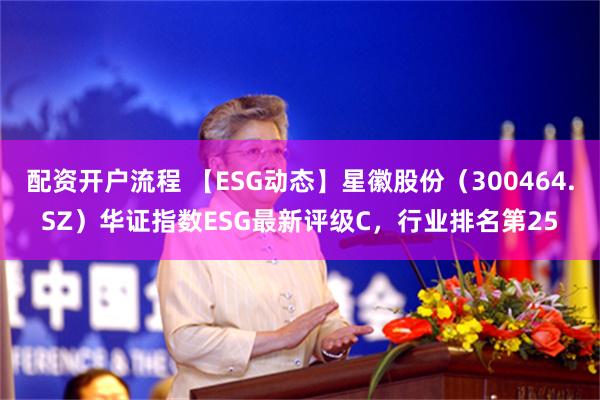 配资开户流程 【ESG动态】星徽股份（300464.SZ）华证指数ESG最新评级C，行业排名第25