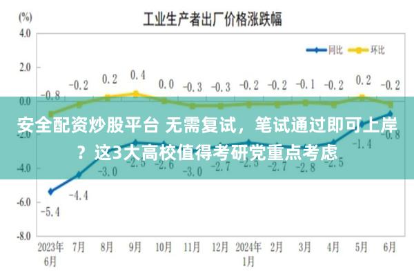 安全配资炒股平台 无需复试，笔试通过即可上岸？这3大高校值得考研党重点考虑