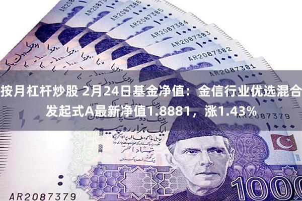 按月杠杆炒股 2月24日基金净值：金信行业优选混合发起式A最新净值1.8881，涨1.43%